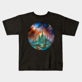 Magic castle in Xanadu Kids T-Shirt